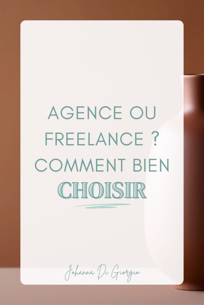 agence ou freelance