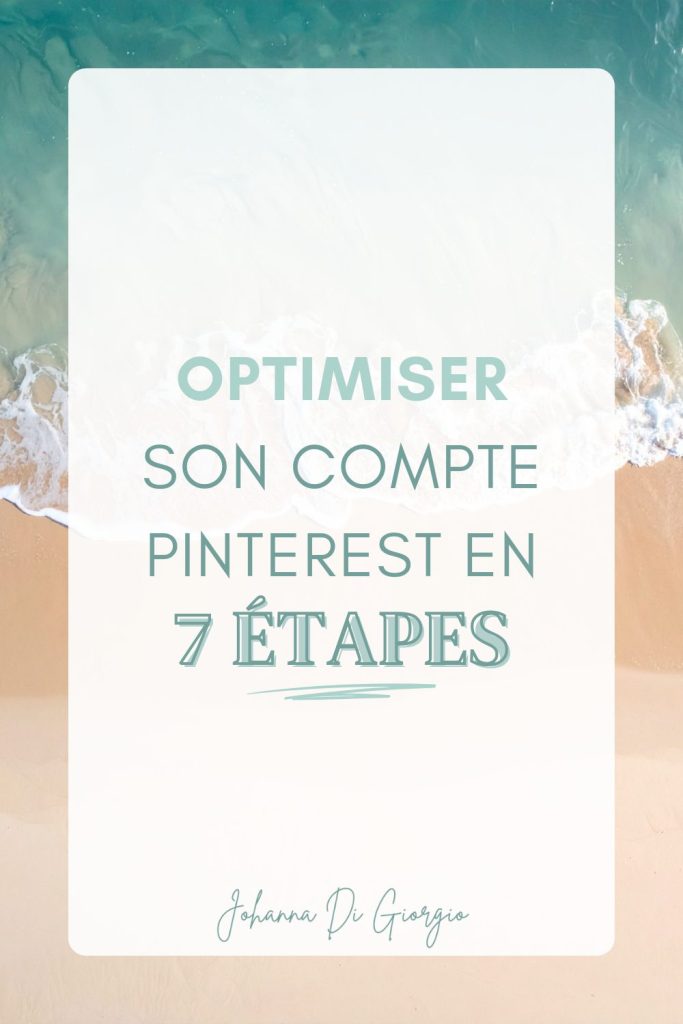 optimiser profil pinterest
