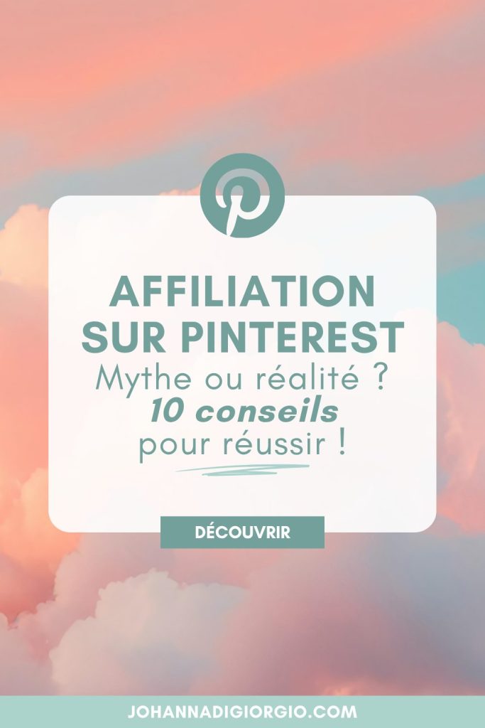 conseils affiliation pinterest