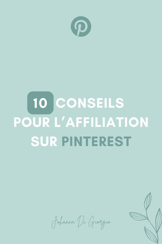 générer revenus pinterest